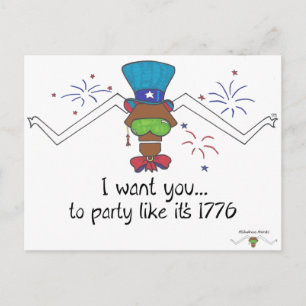 Attitudinous Animals® Lone Star Steer 4th PostCard
