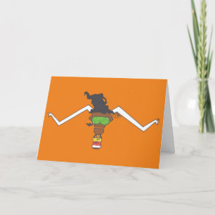 Attitudinous Animals® Lone Star Steer Halloween Card