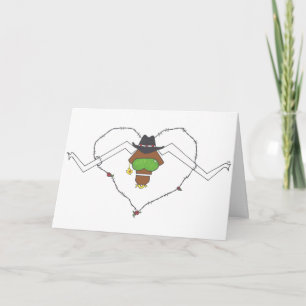 Attitudinous Animals® Lone Star Steer Valentine's Holiday Card