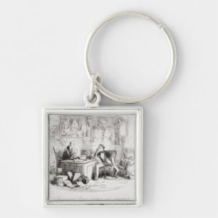 Attorney and Client, fortitude and impatience Key Ring