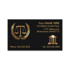 Attorney at Law Black and Gold