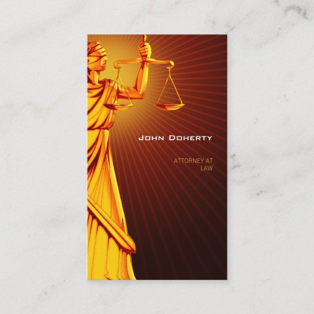 ATTORNEY AT LAW - Business Card (Front)
