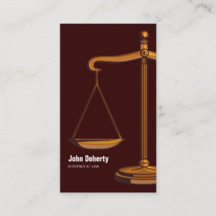 ATTORNEY AT LAW BUSINESS CARD