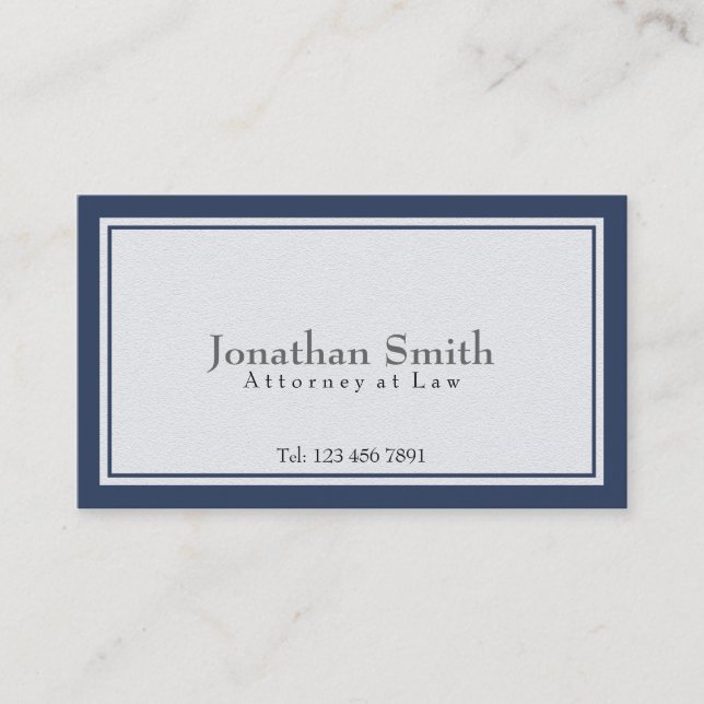 Attorney at Law - Business Cards (Front)