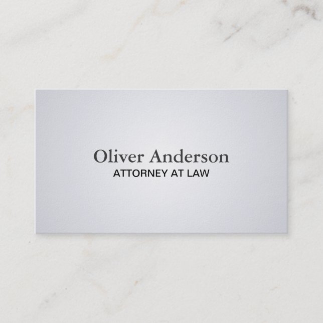 Attorney at Law - Business Cards (Front)