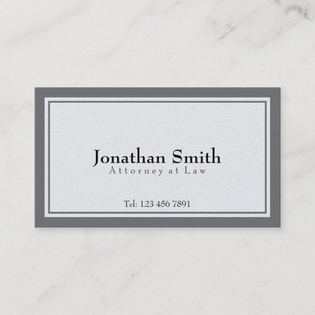 Attorney at Law - Business Cards (Front)