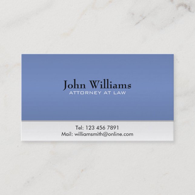 Attorney at Law - Business Cards (Front)