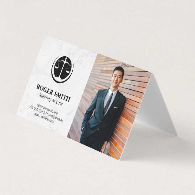 Attorney at Law | Business School Card (Front)