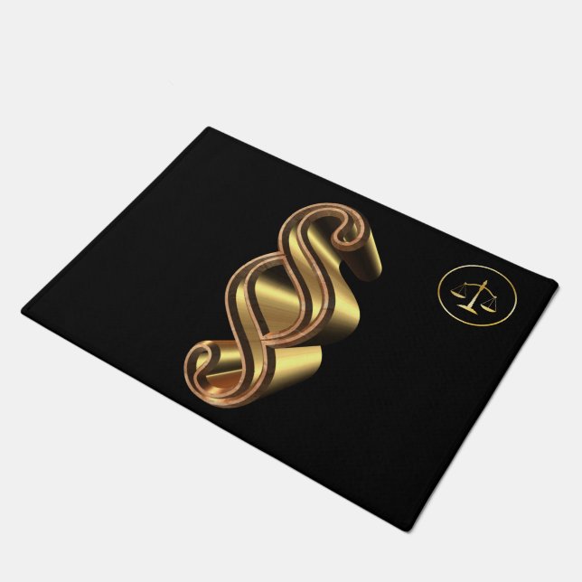 Attorney at law doormat (Angled)