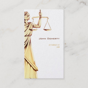 ATTORNEY AT LAW - Elegant Business Card