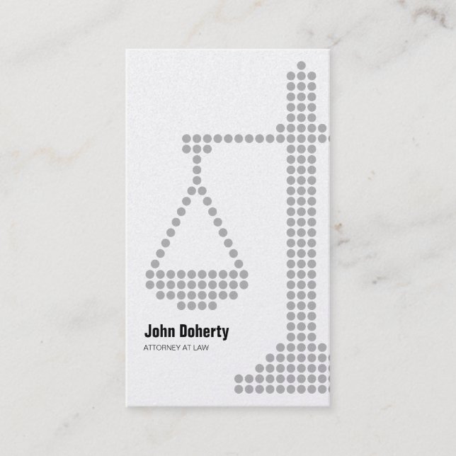 ATTORNEY AT LAW | Law Office Business Card (Front)