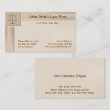 Attorney at Law Lawyer Business Card