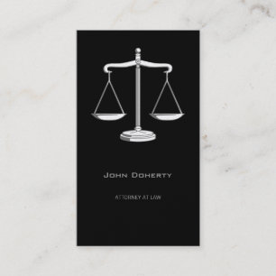ATTORNEY AT LAW - Lawyer Business Card