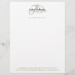 Attorney at Law   Lawyer Custom Letterhead