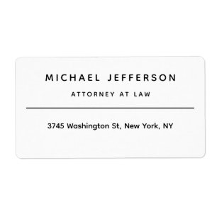 Attorney at Law Minimalist Classical Pro