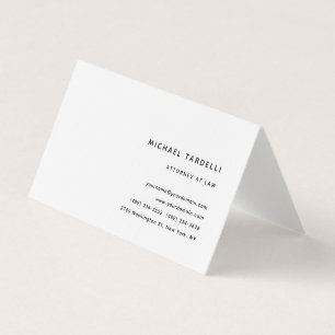 Attorney at Law Minimalist Classical Professional Business Card