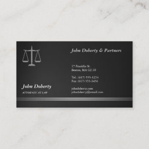 ATTORNEY AT LAW   Professional Business Card