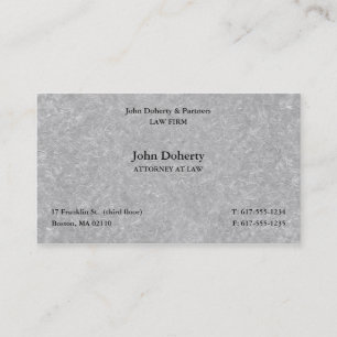 Attorney at Law Scales of Justice Business Card