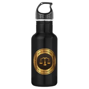 Attorney At Law Stainless Steel Water Bottle