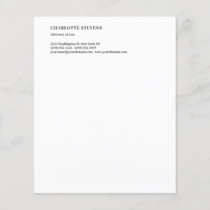 Attorney at Law Trendy Minimalist Elegant Simple
