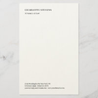 Attorney at Law Trendy Minimalist Elegant Simple