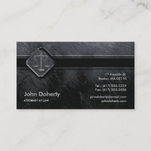 ATTORNEY AT LAW   Unique Business Card