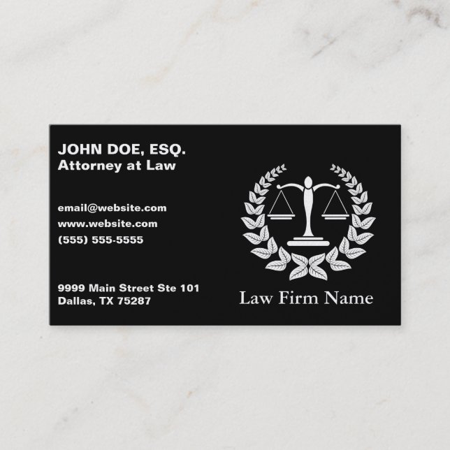 Attorney Business Card (Front)