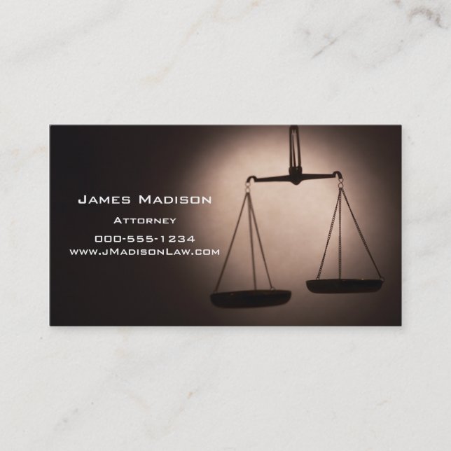 Attorney Business Card (Front)