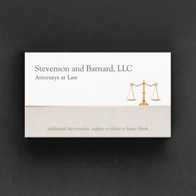 Attorney Business Card Business Card (Creator Uploaded)