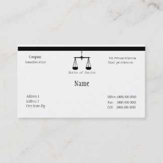 Attorney Business Card II