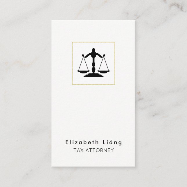 Attorney Business Card Template (Front)