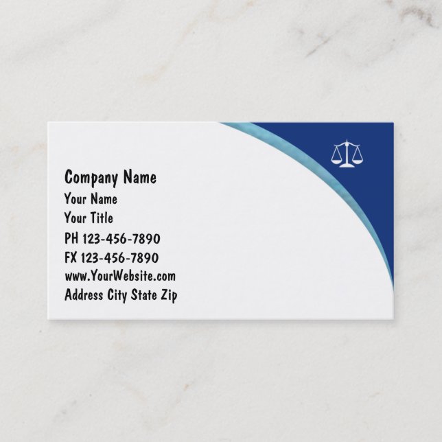 Attorney Business Cards (Front)