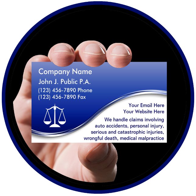Attorney Business Cards (Creator Uploaded)