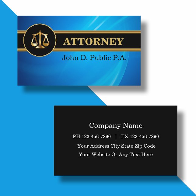 Attorney Business Cards (Creator Uploaded)