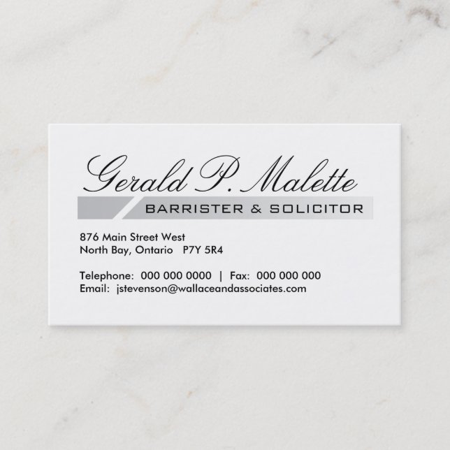 Attorney Business Cards (Front)