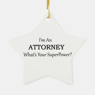 Attorney Ceramic Tree Decoration