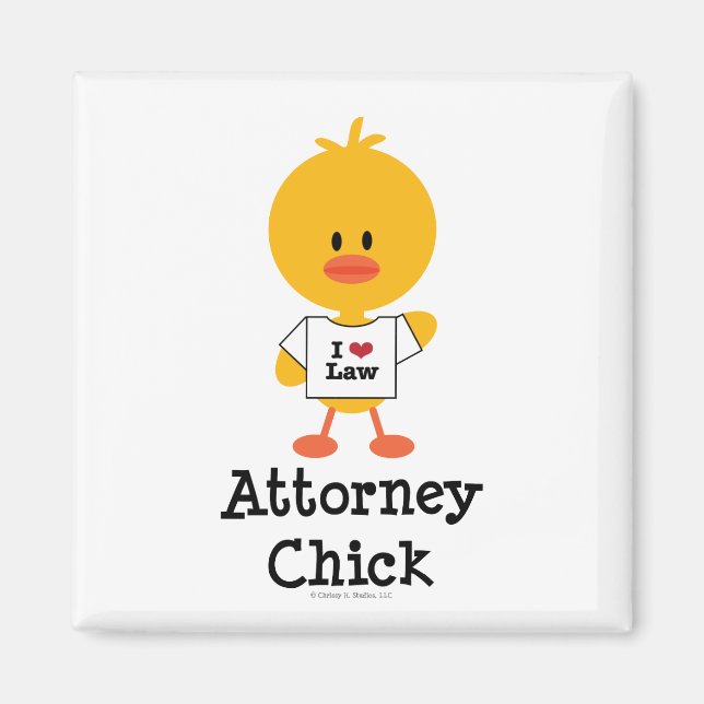 Attorney Chick Magnet (Front)