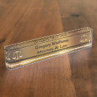 Attorney Executive Desk Name Plates