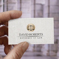 Attorney Lawyer Gold Law Scale Logo Elegant Linen