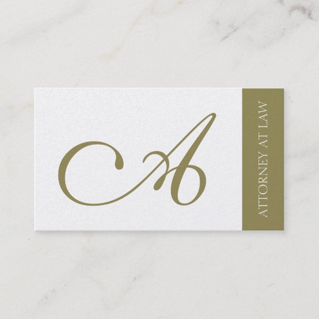Attorney Lawyer Legal Counsellor Law Firm Office Business Card (Front)