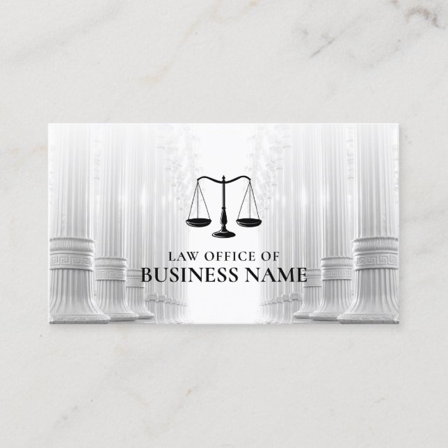 Attorney Lawyer Professional Law Office Business Card (Front)