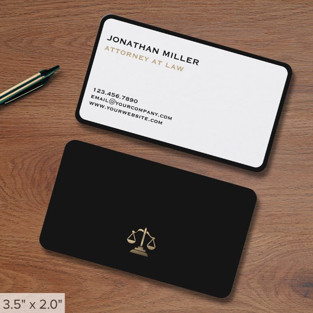 Attorney Legal Services Business Card (Creator Uploaded)