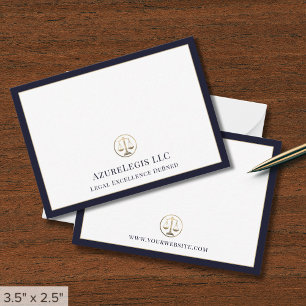 Attorney Legal Services Law Firm Card
