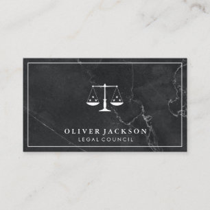 Attorney   Marble   Legal Justice Business Card