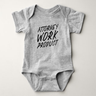 Attorney Work Product (Scribble) Baby Bodysuit