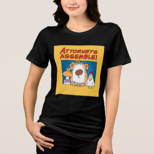 ATTORNEYS ASSEMBLE Sandra Boynton T-Shirt Tri-Blend Shirt