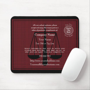 Attorney's Promotional Mouse Pad - HAMbyWG