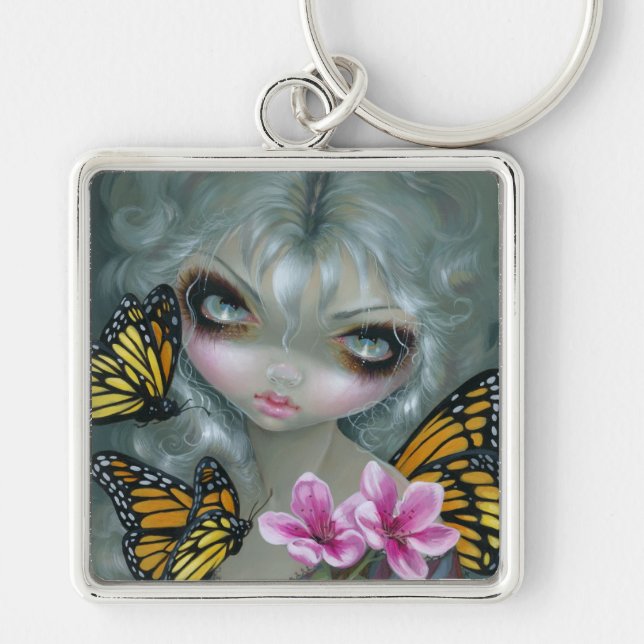 "Attracting Butterflies" Keychain (Front)