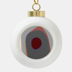 Attraction Ceramic Ball Christmas Ornament