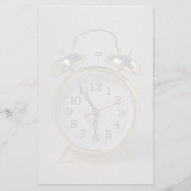 Attractive Alarm clock Stationery (Front)